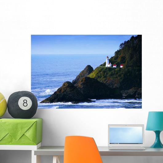 Heceta Head Lighthouse, Oregon, Usa Wall Mural
