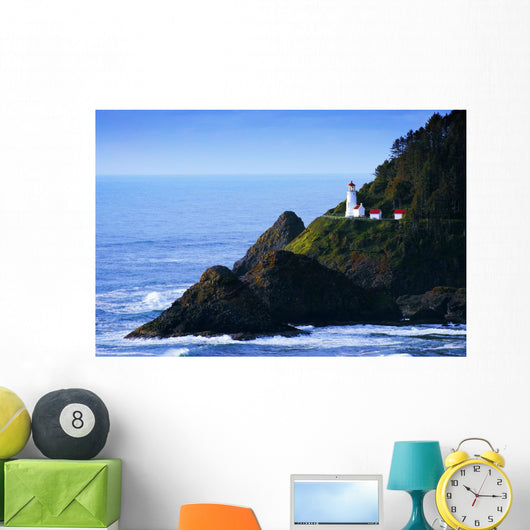Heceta Head Lighthouse, Oregon, Usa Wall Mural