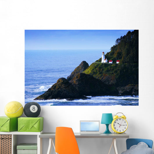 Heceta Head Lighthouse, Oregon, Usa Wall Mural