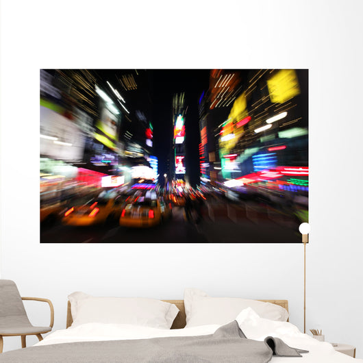 The times square at night Wall Mural