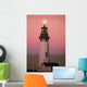 Full Moon Over Yaquina Head Light Wall Mural