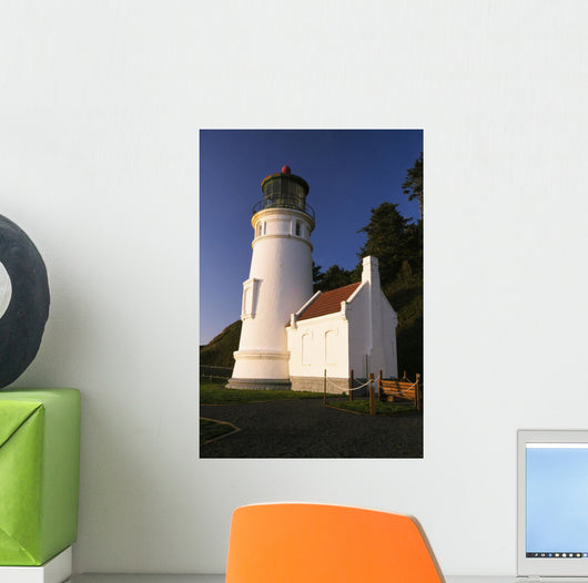 Heceta Head Lighthouse Along Oregon Coast Wall Mural