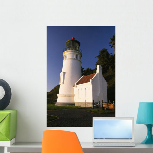 Heceta Head Lighthouse Along Oregon Coast Wall Mural