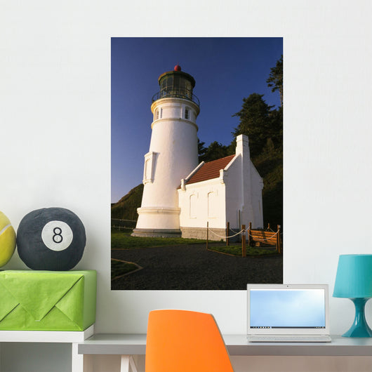 Heceta Head Lighthouse Along Oregon Coast Wall Mural