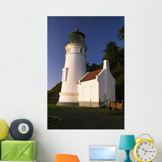 Heceta Head Lighthouse Along Oregon Coast Wall Mural