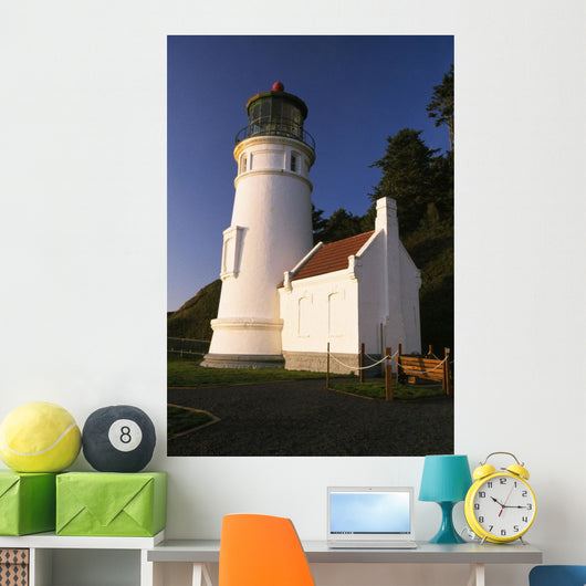 Heceta Head Lighthouse Along Oregon Coast Wall Mural