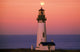 Sunset Over Lighthouse Wall Mural