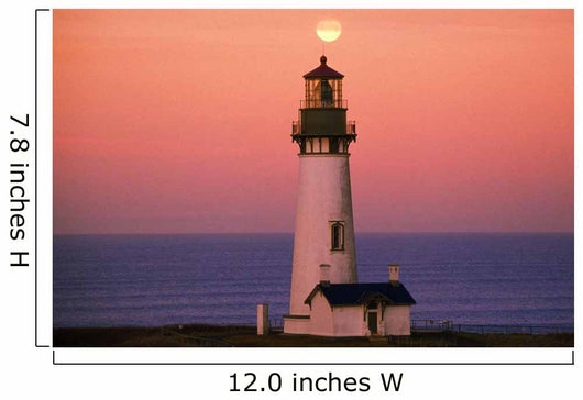 Sunset Over Lighthouse Wall Mural