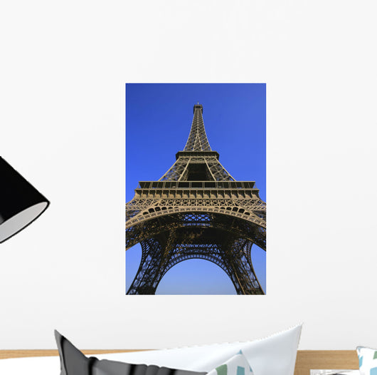 Low Angle Of Eiffel Tower Wall Mural