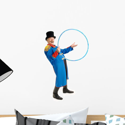 Ringmaster Circus Director White Wall Decal