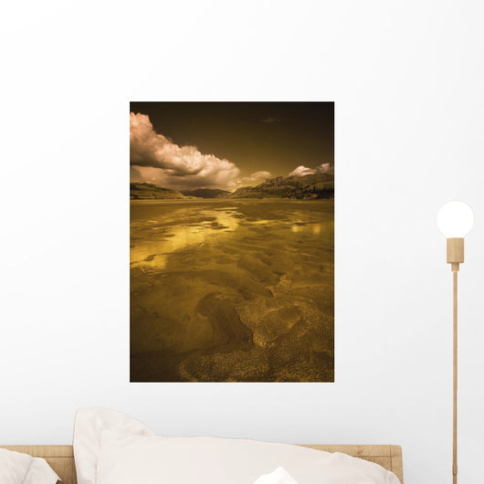 Golden Landscape Wall Mural