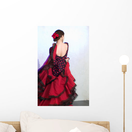 Flamenko Dancer Wall Mural