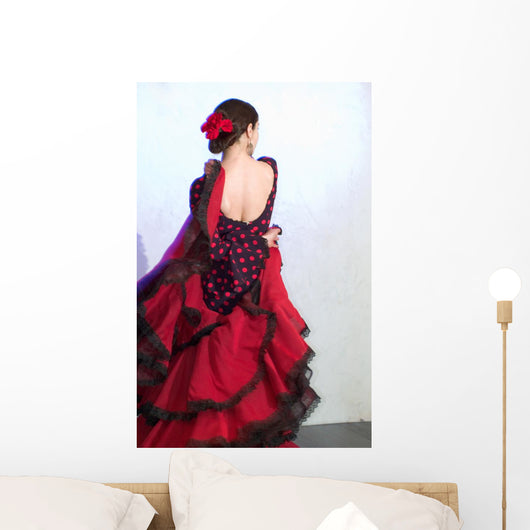 Flamenko Dancer Wall Mural