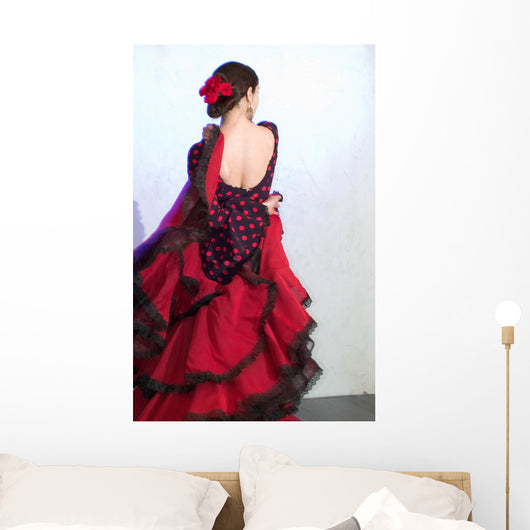 Flamenko Dancer Wall Mural
