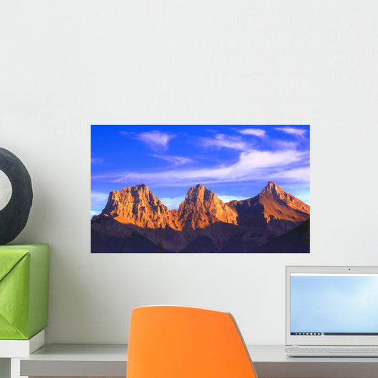 Three Sisters Mountain, Canmore, Alberta, Canada Wall Mural