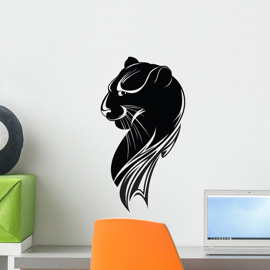 head of the black panther Wall Mural