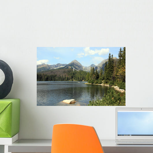 Strbske Pleso lake in the Tatra mountains, Slovakia Wall Mural