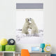 Polar Bears Fighting Wall Mural