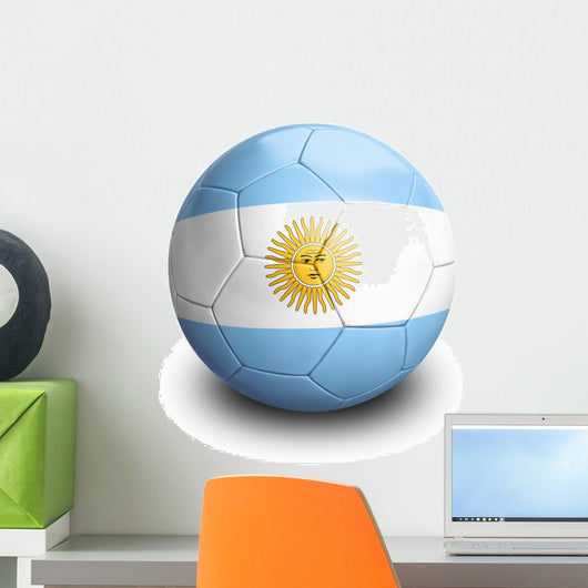 Soccer Football Argentina Wall Decal