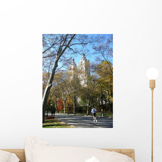Central Park Jogging Wall Decal