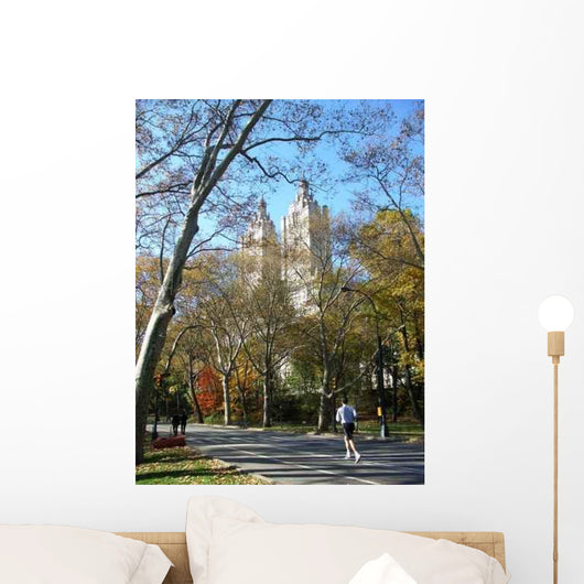 Central Park Jogging Wall Decal