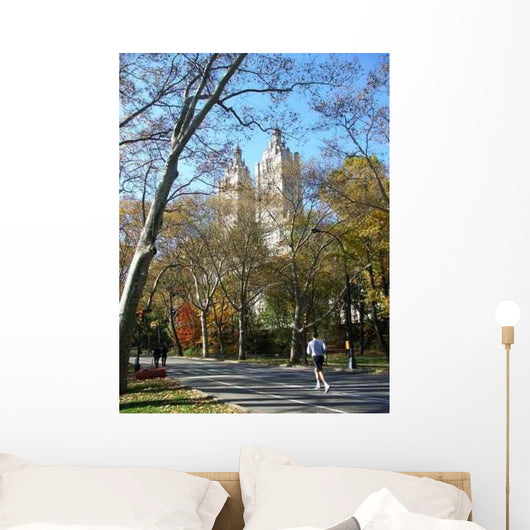 Central Park Jogging Wall Decal