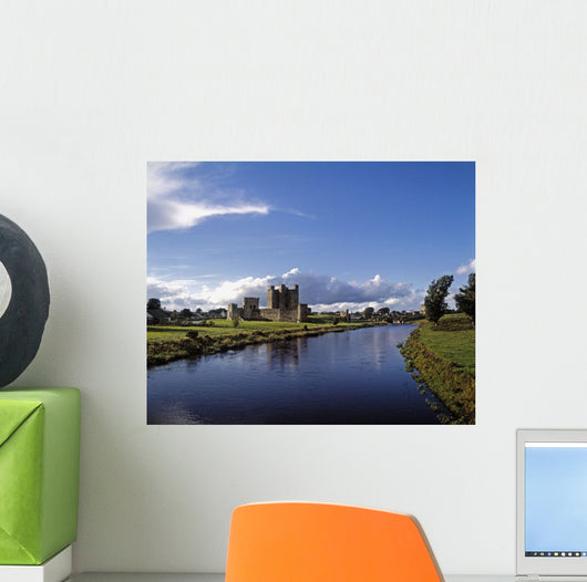 Trim Castle On The River Boyne, County Meath, Republic Of Ireland Wall Mural