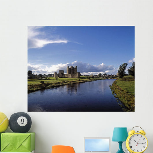 Trim Castle On The River Boyne, County Meath, Republic Of Ireland Wall Mural