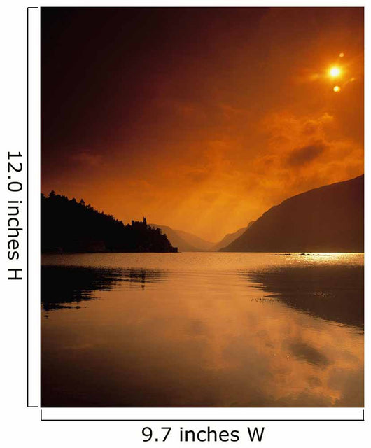 Glenveagh Castle And Lough Veagh Wall Mural