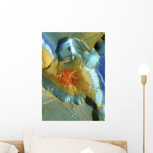 Mars Aerial View Wall Mural