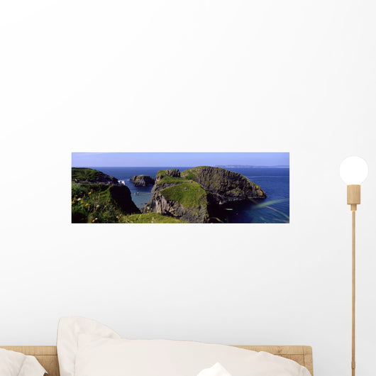 Carrick-A-Rede Rope Bridge, Co Antrim, Ireland Wall Mural