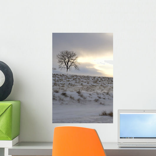 Winter Landscape Wall Mural