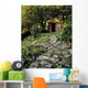 Gazebo And Path, Ballinlough Castle, Co Westmeath, Ireland Wall Mural