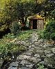 Gazebo And Path, Ballinlough Castle, Co Westmeath, Ireland Wall Mural