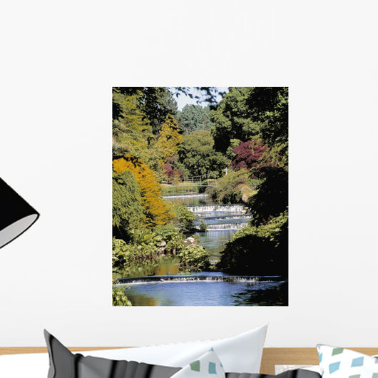 Mount Usher Gardens, River Vartry, Co Wicklow, Ireland Wall Mural