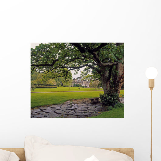 The Sundial Terrace, Glin Castle, Co Limerick, Ireland Wall Mural