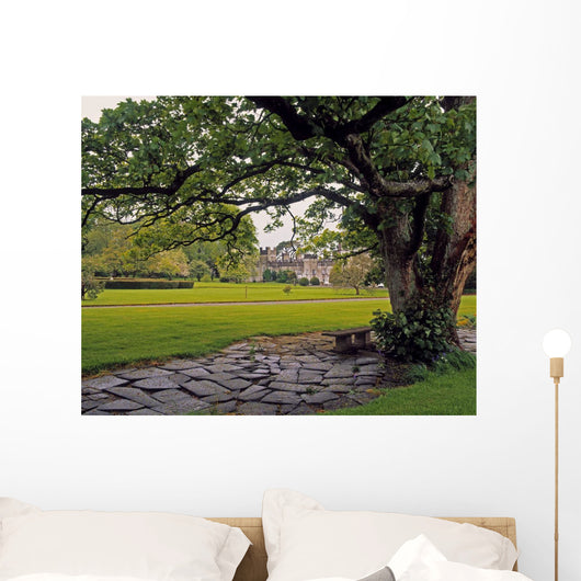 The Sundial Terrace, Glin Castle, Co Limerick, Ireland Wall Mural