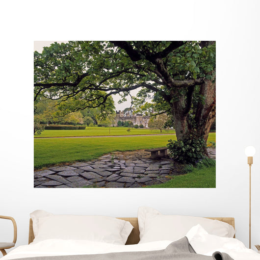 The Sundial Terrace, Glin Castle, Co Limerick, Ireland Wall Mural