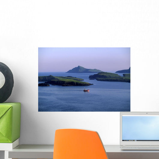 Fishing Trawler, Blasket Islands, Co Kerry Wall Mural