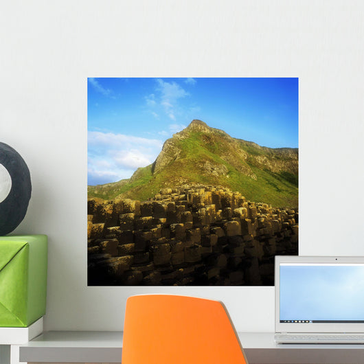 Basalt Rock Formations Near A Mountain Wall Mural