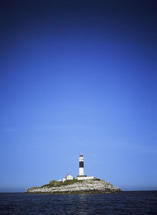 Lighthouse In The Sea Wall Mural