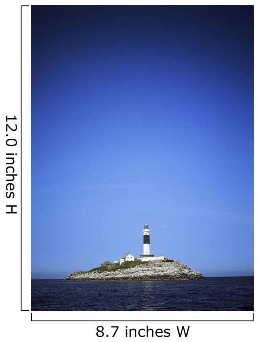 Lighthouse In The Sea Wall Mural