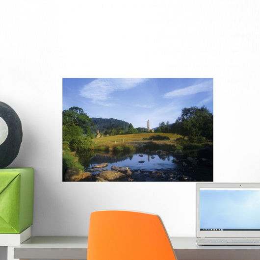 Round Tower In The Forest Wall Mural