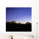 Silhouette Of A Castle On The Cliff Of A Mountain Wall Mural