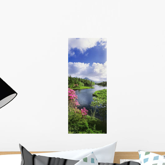 River Leading To A Mountain Wall Mural