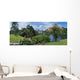 River In Front Of A Castle Wall Mural