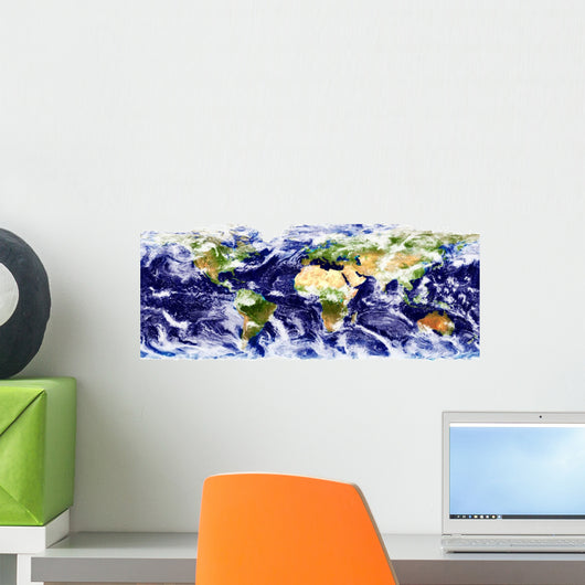 World Map Wall Mural