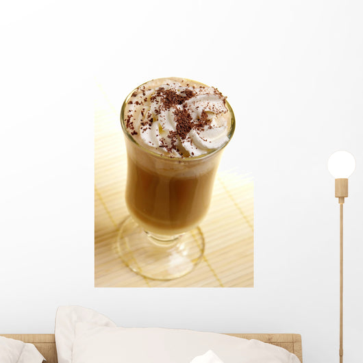 latte coffee Wall Mural
