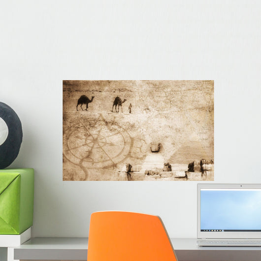 Egyptian Collage Wall Mural