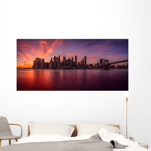 Sunset Island Manhattan from Wall Decal